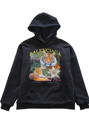 Худі двостороннє balenciaga fbi tiger hoodie