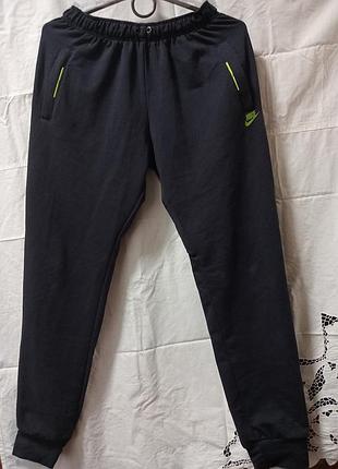 Спортивные штаны хлопья nike синие