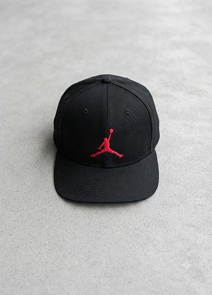 Чорна кепка jordan jumpman snapback