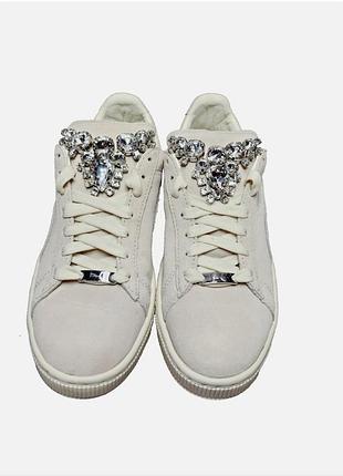 Puma basket jewels rhinestone sneakers