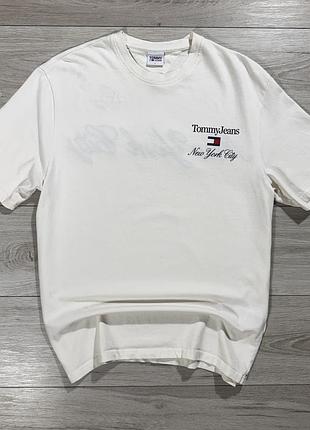 Оверсайз эксклюзивная футболка томи Tommy hilfiger new york city luxury, l, оригинал