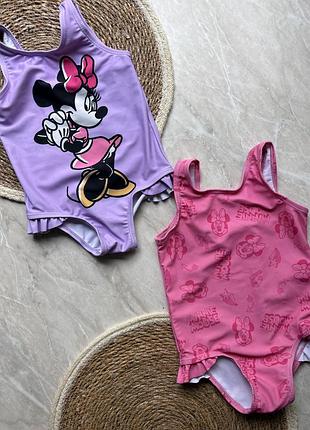 Купальник 2 штуки мінні на 12-18 місяців primark