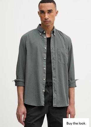 Нова бавовняна сорочка батал m&s 4xl високий зріст