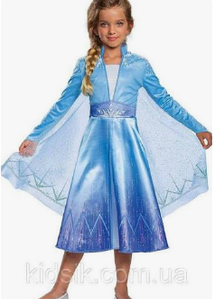 Ельза frozen сукня карнавальне холодне серце на 2-3 роки