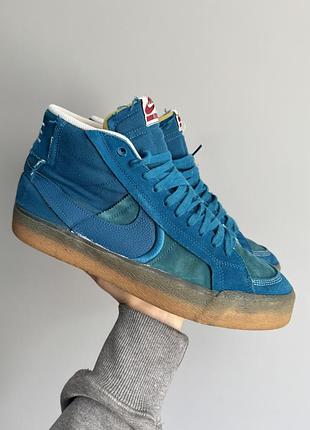 Кросівки nike sb zoom blazer mid premium plus teal gum blue