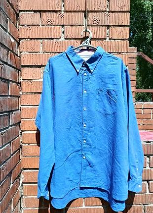 ​мужская льняная рубашка ascot sport (4xl–5xl)