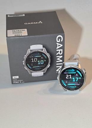 Часы garmin fenix 8 amoled 43mm, часы феникс 8 амолед 43 мм