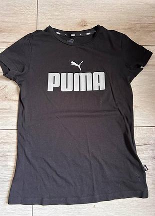 Жіноча чорна футболка puma, оригінал
