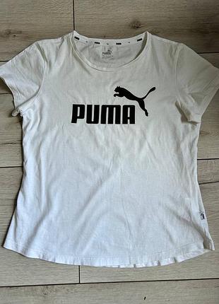 Жіноча біла футболка puma, оригінал