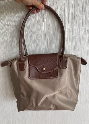 Сумка шопер в стилі longchamp
