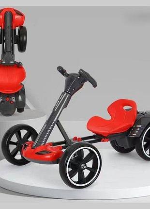 Детский электрокар go kart f1 red