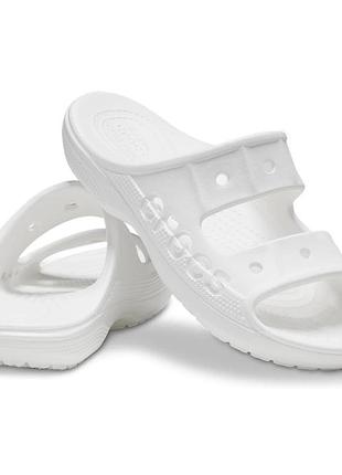 Жіночі білі шльопанці crocs baya sandal у розмірі 37-38 (m5/w7)