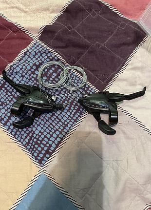 Моноблоки shimano st-ef500 3×7 швидкостей, оригінал