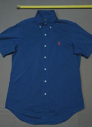 Воротник 37 см polo ralph lauren синяя тенниска с коротким рукавом size s made in philippines 
100% cotton