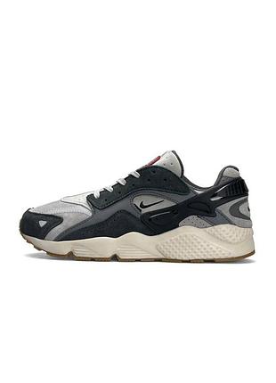 Мужские кроссовки nike air huarache grey black