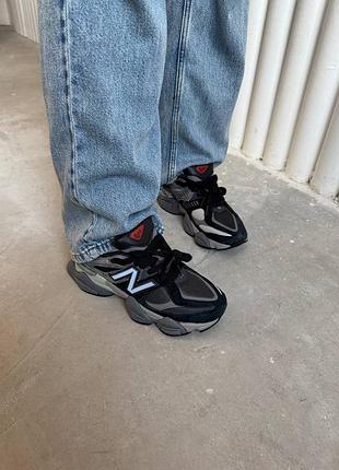 Кроссовки женские и мужские темные легкие, удобные new balance 9060