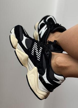 Кроссовки женские и мужские темные легкие, удобные new balance 9060