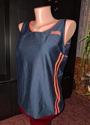 Топ майка спортивная известного бренда lonsdale p.m