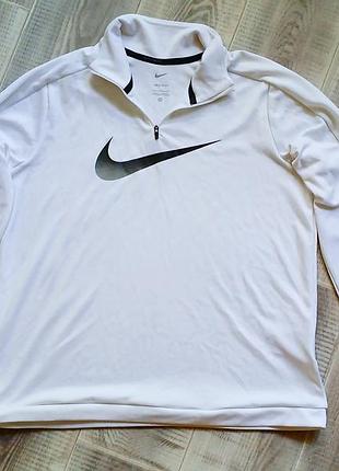 Спортивний лонгслив  кофта олімпійка nike dri-fit big swoosh на розмір s , м оригінал