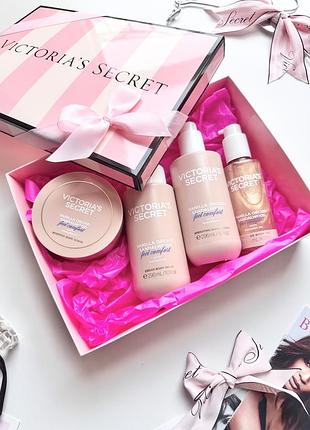 Набір vanilla orchids sandalwood victoria’s secret набор косметики по догляду за тілом скраб гель олійка
