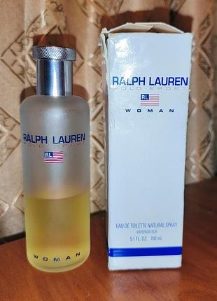 Ralph lauren polo sport woman, винтаж, остаток от 150 мл