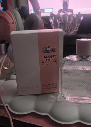 Lacoste l.12.12 rose eau fraiche туалетна вода 100 мл