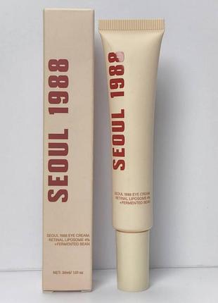 K-secret seoul 1988 eye cream з 4% ліпосомованого ретиналю та ферментованими бобами