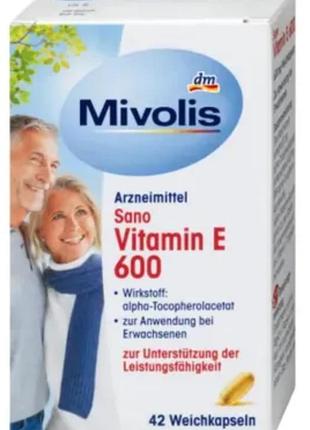 Mivolis sano vitamin e 600, диетическая добавка