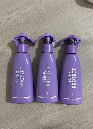Термозахисний засіб для волосся thermo protect з фіксацією 1 розпилення profix deliplus