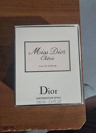 Miss dior chérie eau de parfum 100 ml винтаж батч 1n02 dior