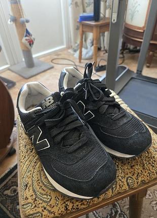 Кросівки new balance жіночі, розмір 38, нубук, чорні
