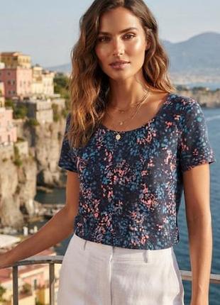 ✨ віскозний топ футболка marks&spencer goodmove  40р-р англія бренд оригінал