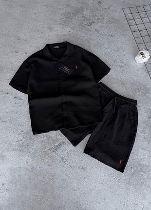 Чоловічий костюм футболка+шорти polo