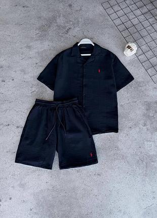 Чоловічий костюм polo в синьому кольорі