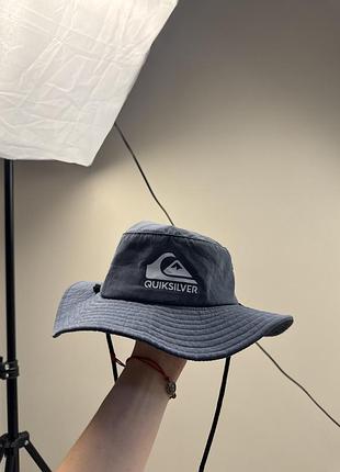 Панама quiksilver safari hat темно-синя, 53 см