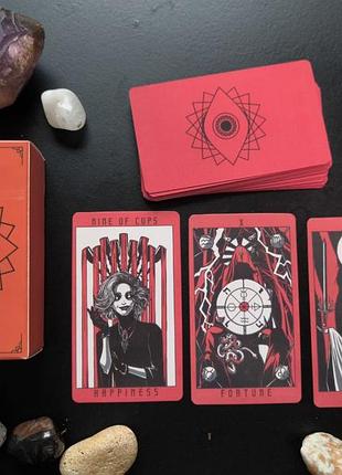 Карты таро hollow tarot (таро потеряна влаговина) - колода-талисман в темно-готическом стиле
(78 карт + инструкция, 10.5х6.2 см)