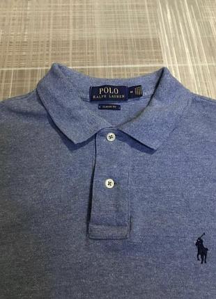 Polo ralph lauren 💙чоловічий одяг/блакитна футболка💛м48