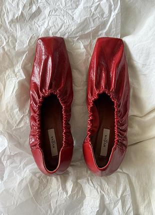 Абсолютно нові lulu shoes hvoya червона лакована шкіра