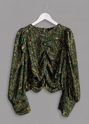 Нарядна блузка блуза топ zara
