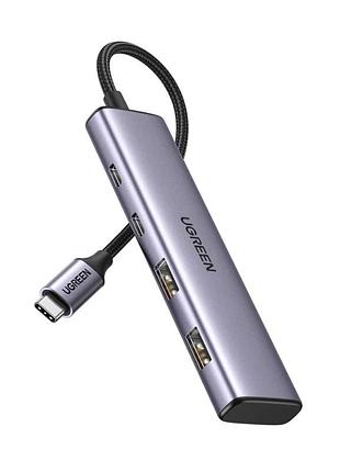 Usb-хаб ugreen 4-port usb-c hub