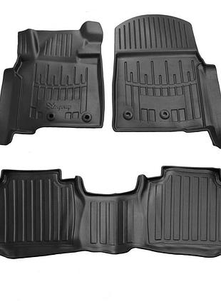 Килимки stingray 3d 2011-2026 (4 шт, поліуретан) для toyota land cruiser 200 рр