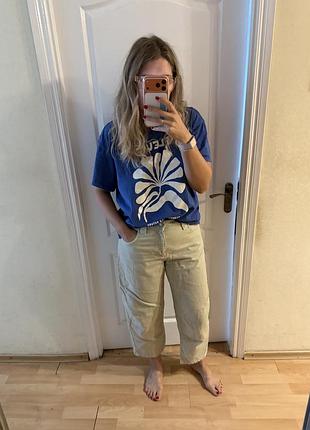 Джинси zara хакі/беж 40