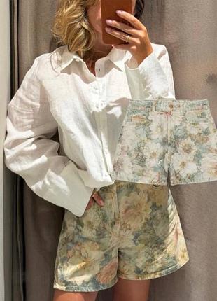 Джинсовые шорты zara