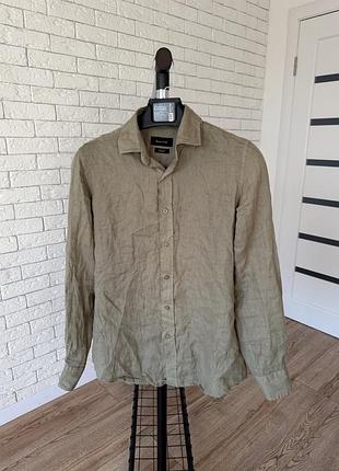 Сорочка льляна massimo dutti оригінал