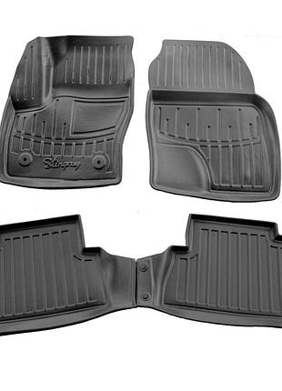 Резиновые коврики stingray 3d (4 шт) для ford c-max/grand c-max 2010-2019 гг