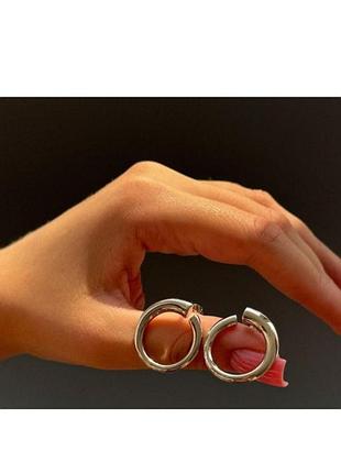 Нові сережки,медична  сталь, сережки кільця , бренда "nizhelly jewelry".
