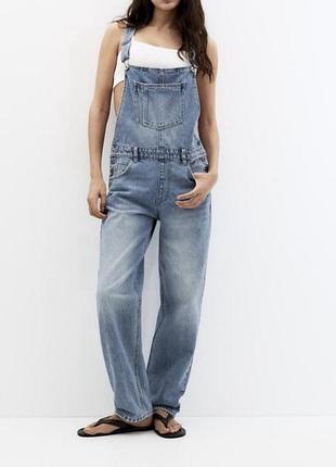 Джинсовий комбінезон pull&bear