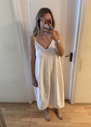 Білий сарафан zara