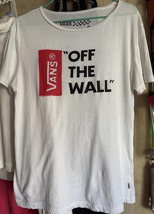Футболка s vans off the wall white