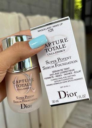 Омолоджуючий тональний крем dior capture totale 1cr 😍